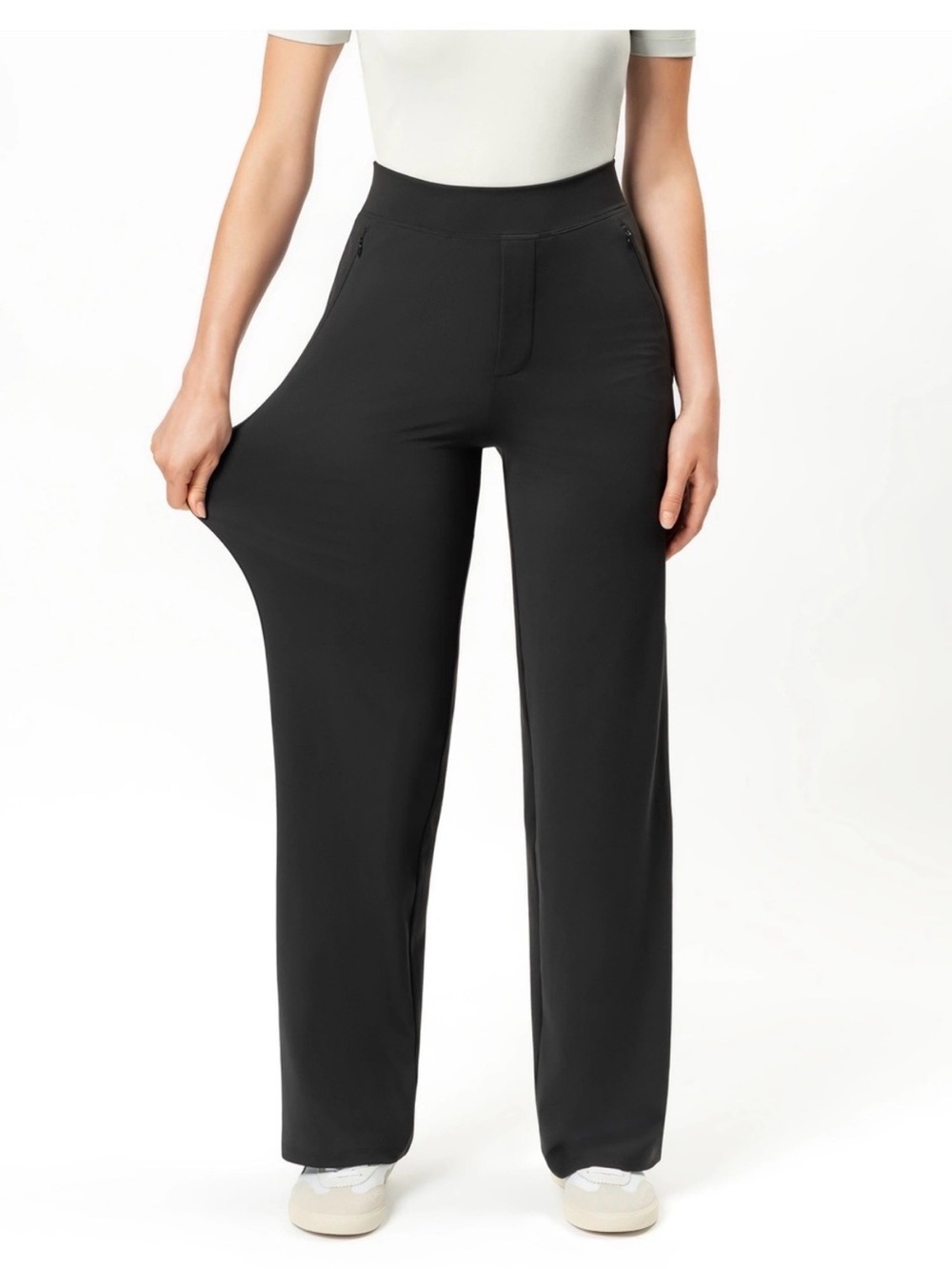 Ninepine Asana Relaxed Straight Pant Black | Regular 30" / Medium